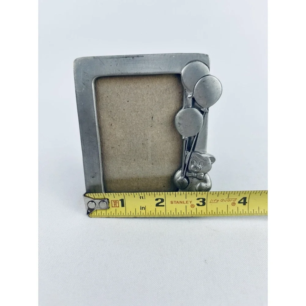 Vintage Seagull Pewter Baby Nursery‎ Picture Frame 3.5